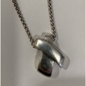 BAYANIHAN Silver 925  Necklace 15" Unisex Jewelry Cross